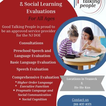 Good Talking People - Speech Therapists Near Me - Teaneck, New Jersey