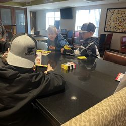 Holiday Inn Express & Suites Mitchell - Perfect space in lobby to gather and play games if traveling with a group