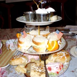 The Gathering Place - a home made high noon tea spread