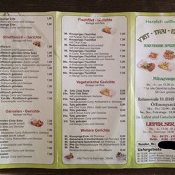 Viet Thai Express - Die Speisekarte