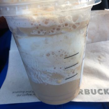 Starbucks - This is suppose to be my favorite caramel ribbon crunch. More whip cream than coffee and the only caramel is up top in the crunch - Coffee & Tea Near Me - Colton, California
