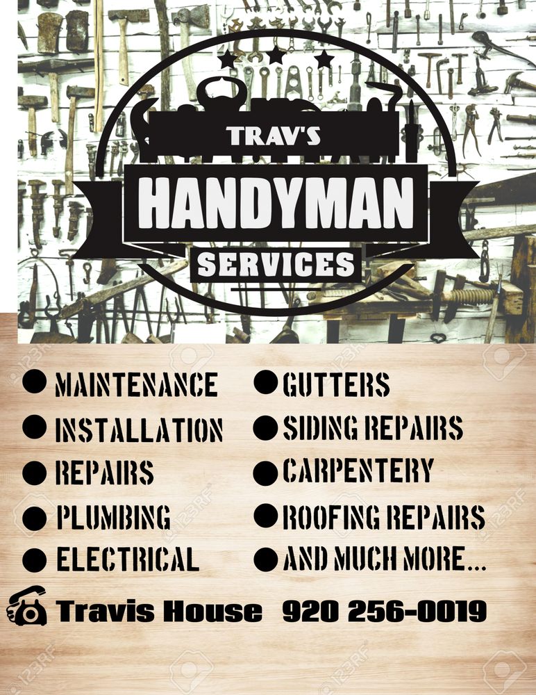 Slide of Trav's Handyman Service