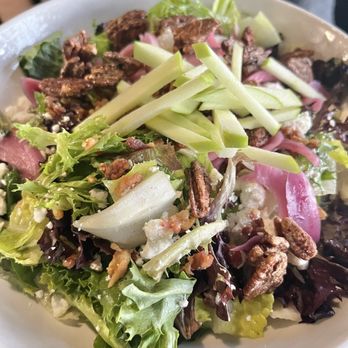 The Ridge West Seneca - Apple pecan salad - my friend loved those candied pecans and pickled onions - Salad Near Me - West Seneca, New York