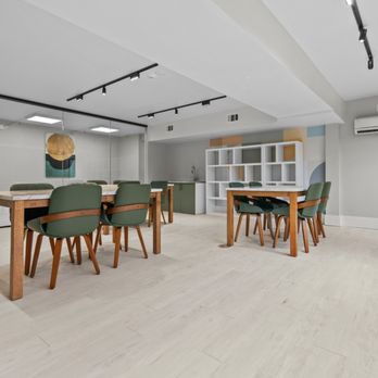 Solaire Apartments - This image showcases a modern resident meeting and activity space at Solaire Senior Living in Southfield, MI, designed to pro... - Retirement Homes Near Me - Southfield, Michigan Solaire Apartments - This image showcases a modern resident meeting and activity space at Solaire Senior Living in Southfield, MI, designed to pro... - Retirement Homes Near Me - Southfield, Michigan