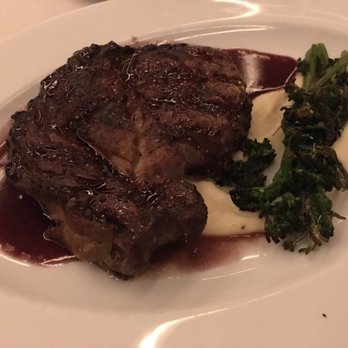 Ocean Prime - Oz Ribeye: special of the night.  Perfectly cooked.  Sauce was great. - Seafood Near Me - Beverly Hills, California