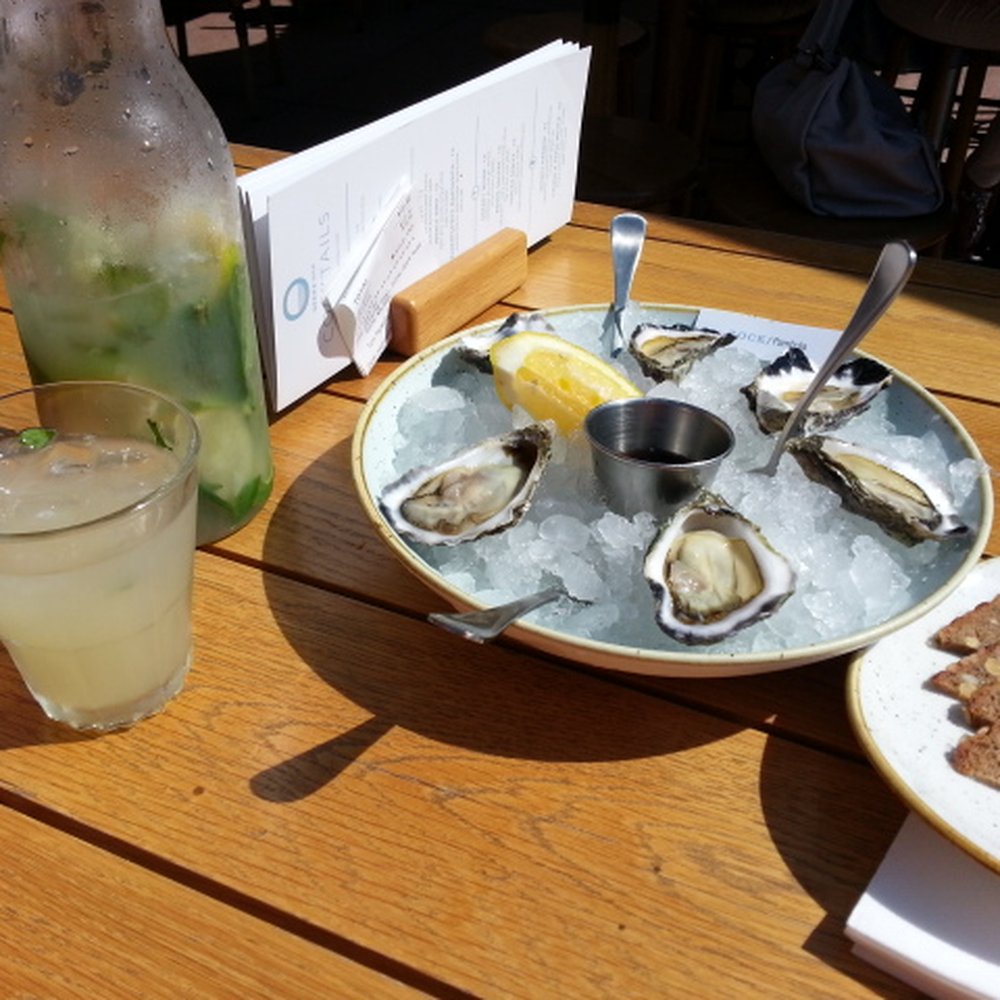 Opera Bar - Half dozen natural oysters with a pitcher of lychee apple mojito - Beer Gardens Near Me - Sydney, NSW