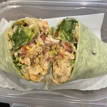 Aint She Sweet Cafe - Caribbean Jerk Chicken Wrap - Cafes Near Me - Chicago, Illinois
