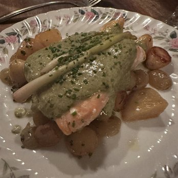 Helm - Salmon dinner - New American Near Me - Philadelphia, Pennsylvania Helm - Salmon dinner - New American Near Me - Philadelphia, Pennsylvania