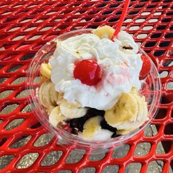 Bruster's Real Ice Cream - Banana split!