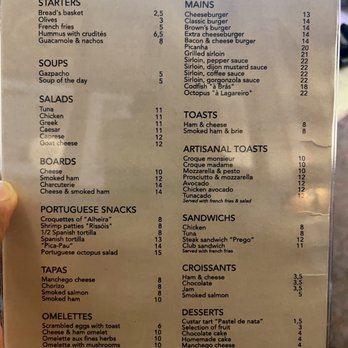 The Bar - Food menu... - Bars Near Me - Lisbon, 11