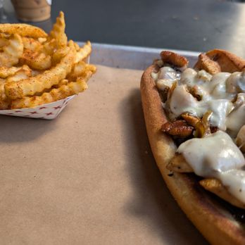 The Philly Special - chicken the works (very good, tons of chicken) - Sandwiches Near Me - Nashville, Tennessee The Philly Special - chicken the works (very good, tons of chicken) - Sandwiches Near Me - Nashville, Tennessee