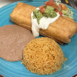 Mexic103 Mexican Restaurant - Chimichanga lunch special