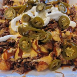 Sumthin Real BBQ - Loaded Tots with the works!!