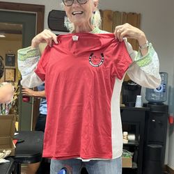 Centex Shirt & Embroidery - Faith shows off her new HSC shirt!