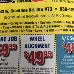 Firestone Tire and Brake Pros - This is what others charge for alignment