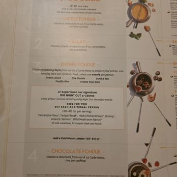 The Melting Pot - Menu - Fondue Near Me - Bedford, Massachusetts