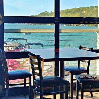 Barrel Back Restaurant - Looking outside - New American Near Me - Walloon Lake, Michigan