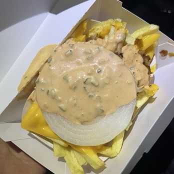 In-N-Out Burger - Now I have to chop the onion myself lol - Fast Food Near Me - Costa Mesa, California