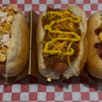 Porch Dogs - Hotdog Flight - Hot Dogs Near Me - Wedowee, Alabama Porch Dogs - Hotdog Flight - Hot Dogs Near Me - Wedowee, Alabama
