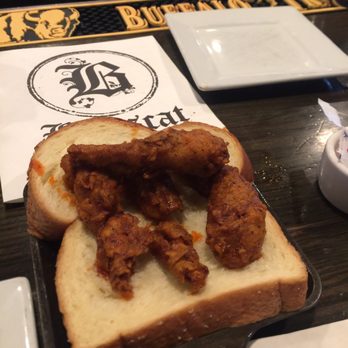 Bosscat Kitchen & Libations - Frog legs! Not used to the taste, but I'm sure someone out there would like them. - New American Near Me - Irvine, California Bosscat Kitchen & Libations - Frog legs! Not used to the taste, but I'm sure someone out there would like them. - New American Near Me - Irvine, California