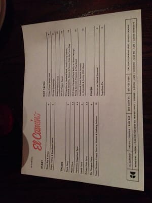 Menu photo 4 El Camino Ottawa, ON