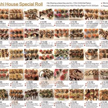 Oaka Sushi House - AYCE special rolls menu as of 03/2026 - Sushi Bars Near Me - Las Vegas, Nevada Oaka Sushi House - AYCE special rolls menu as of 03/2026 - Sushi Bars Near Me - Las Vegas, Nevada