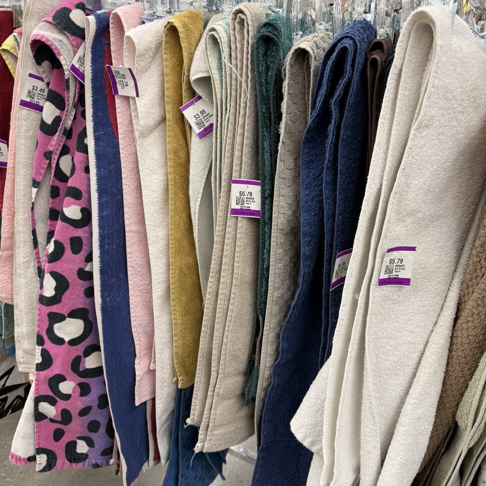 Value Village - Old towels for more than $5! These should never be more than $2 unless they are brand new with labels. - Thrift Stores Near Me - Airdrie, Alberta Value Village - Old towels for more than $5! These should never be more than $2 unless they are brand new with labels. - Thrift Stores Near Me - Airdrie, Alberta