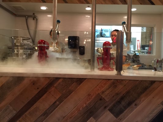 Lulu's Nitrogen Ice Cream by null