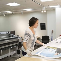 The finishing area at Light Work Lab