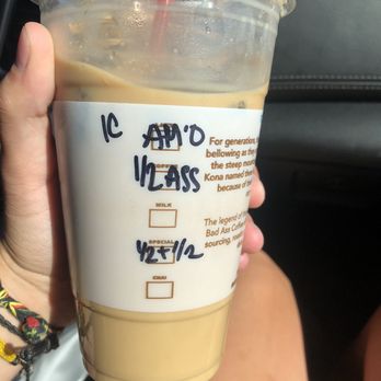 Bad Ass Coffee - Iced Americano w half caff and cream - Coffee & Tea Near Me - Santa Rosa, California