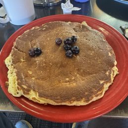 Blueberry pancakes