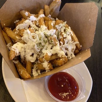 Olive Pit Grill -  Brea - Feta Fries. - Greek Near Me - Brea, California