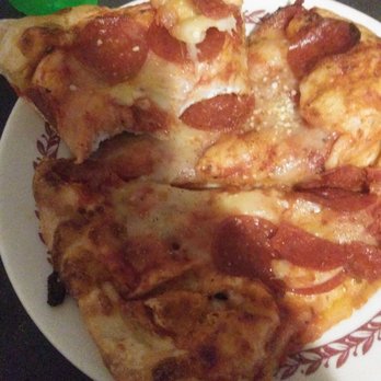 Guida's Pizza - Dry pizza with "extra sauce" - Pizza Near Me - Gates, New York