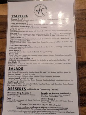 Menu photo 4 Archival Brewing Belmont, MI
