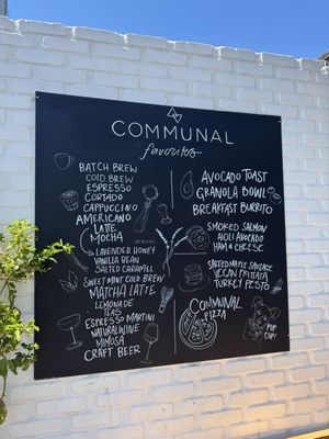 Menu photo 1 Communal San Diego, CA