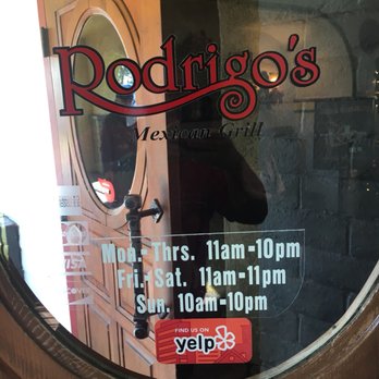 Rodrigo's Mexican Grill - Business hours - Mexican Near Me - Riverside, California Rodrigo's Mexican Grill - Business hours - Mexican Near Me - Riverside, California