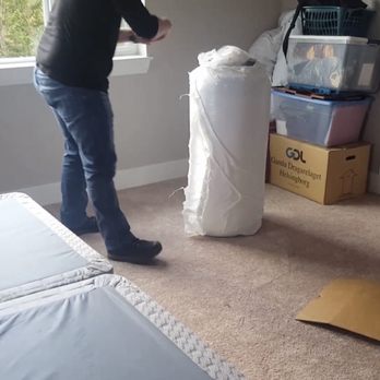 JP Moving Services - Compressed Casper Cal King Mattress out of the box - Movers Near Me JP Moving Services - Compressed Casper Cal King Mattress out of the box - Movers Near Me