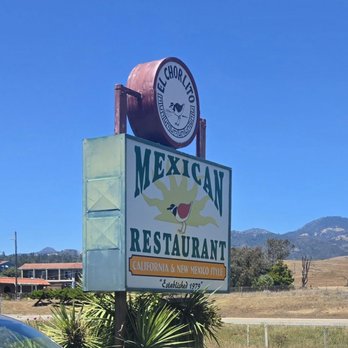 El Chorlito Mexican Eatery - Entry sign - Mexican Near Me - San Simeon, California