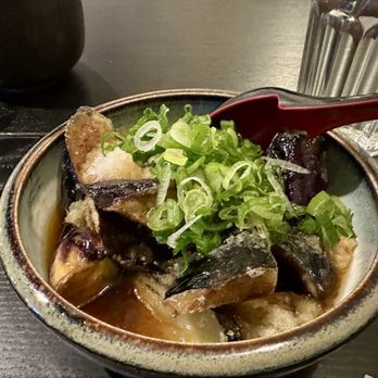 Hakata Izakaya HERO - Eggplant agedashi (茄子の揚げ浸し). 5 stars out of 5. - Izakaya Near Me - Los Angeles, California Hakata Izakaya HERO - Eggplant agedashi (茄子の揚げ浸し). 5 stars out of 5. - Izakaya Near Me - Los Angeles, California