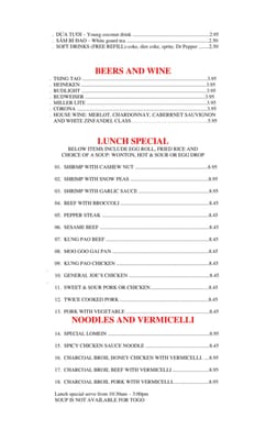 Menu photo 4 A Dong San Antonio, TX