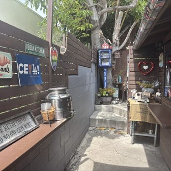 Little Barn Coffee House - Waiting area with water dispenser - Coffee & Tea Near Me - Los Angeles, California