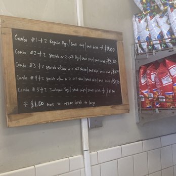 Gus's Hot Dogs - Combo Menu - Hot Dogs Near Me - Birmingham, Alabama