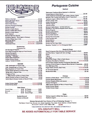 Menu photo 6 Ringside Lounge Jersey City, NJ Menu photo 6 Ringside Lounge Jersey City, NJ