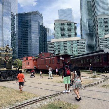 Steam Whistle Brewing - Trains outside - Breweries Near Me - Toronto, Ontario Steam Whistle Brewing - Trains outside - Breweries Near Me - Toronto, Ontario