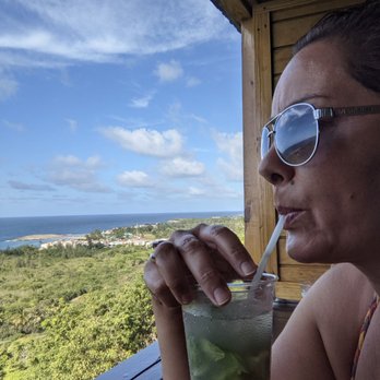El Cliff - Enjoying the view while savouring my Mojito drink. - Puerto Rican Near Me - Jobos, Puerto Rico El Cliff - Enjoying the view while savouring my Mojito drink. - Puerto Rican Near Me - Jobos, Puerto Rico