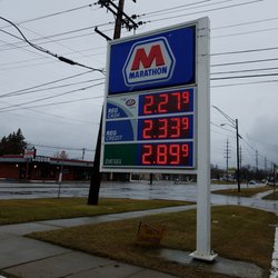 Marathon - I guess it pays to shop and drive around for your gas