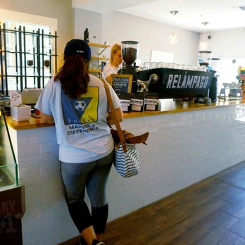 Relampago Coffee Lab - Order at the counter. All the modern coffee equipment visible. - Coffee & Tea Near Me - St. Augustine, Florida