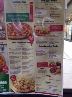 Menu photo 2 PaPa GeGe's Italian Villa Youngstown, OH