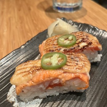 Sushi Den - Osaka Style Aburi Salmon - Japanese Near Me - Denver, Colorado