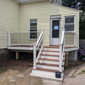 Boston Hardwood Decks - Newly built porch by boston hardwood decks - Decks & Railing Near Me - Malden, Massachusetts Boston Hardwood Decks - Newly built porch by boston hardwood decks - Decks & Railing Near Me - Malden, Massachusetts